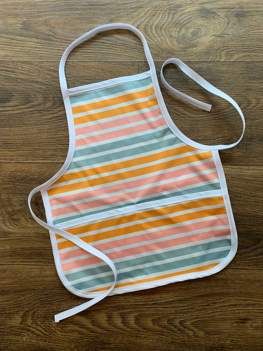 Apron, Claire Floral Stripes