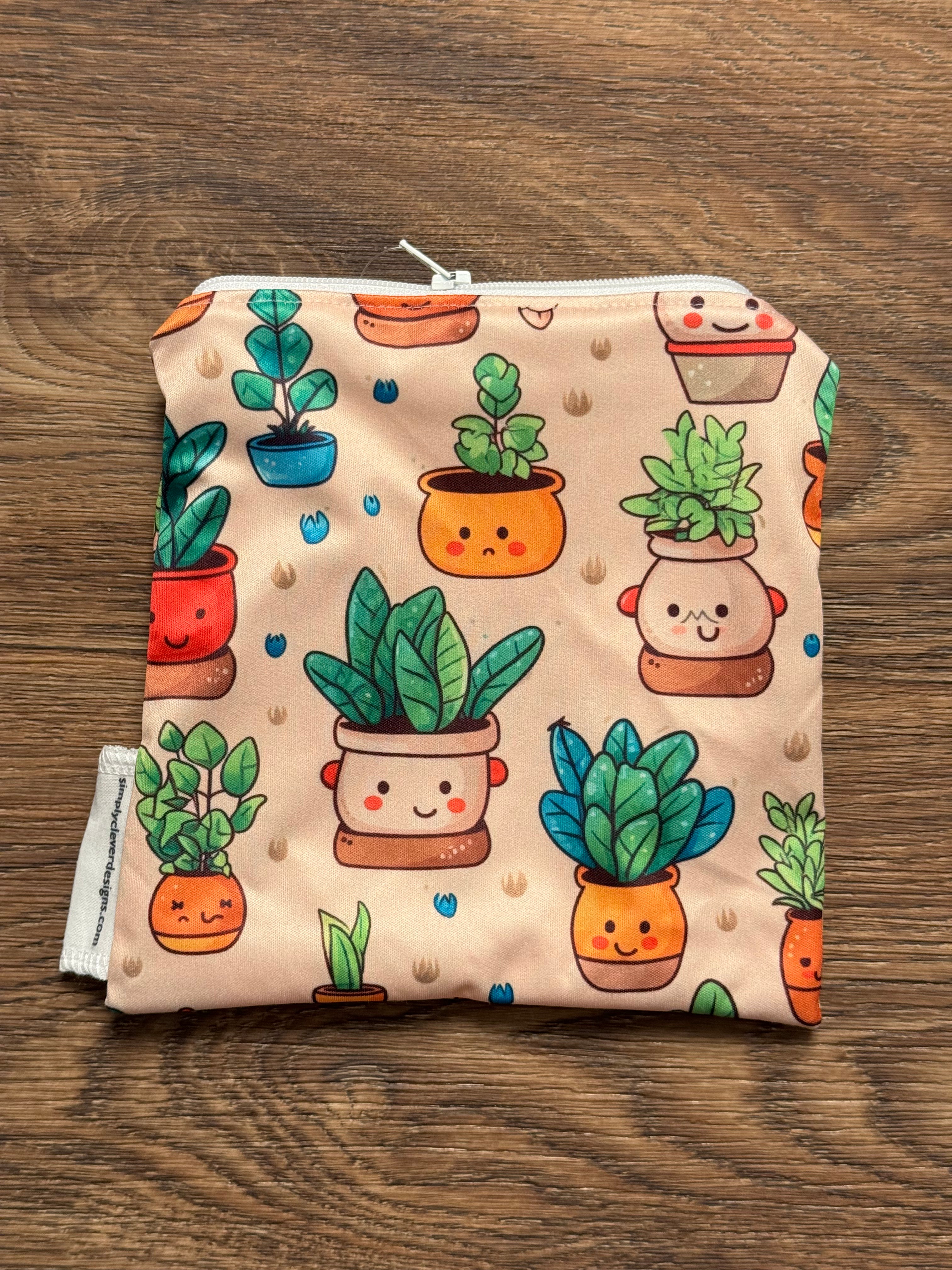 Reusable Bag, Happy Plants