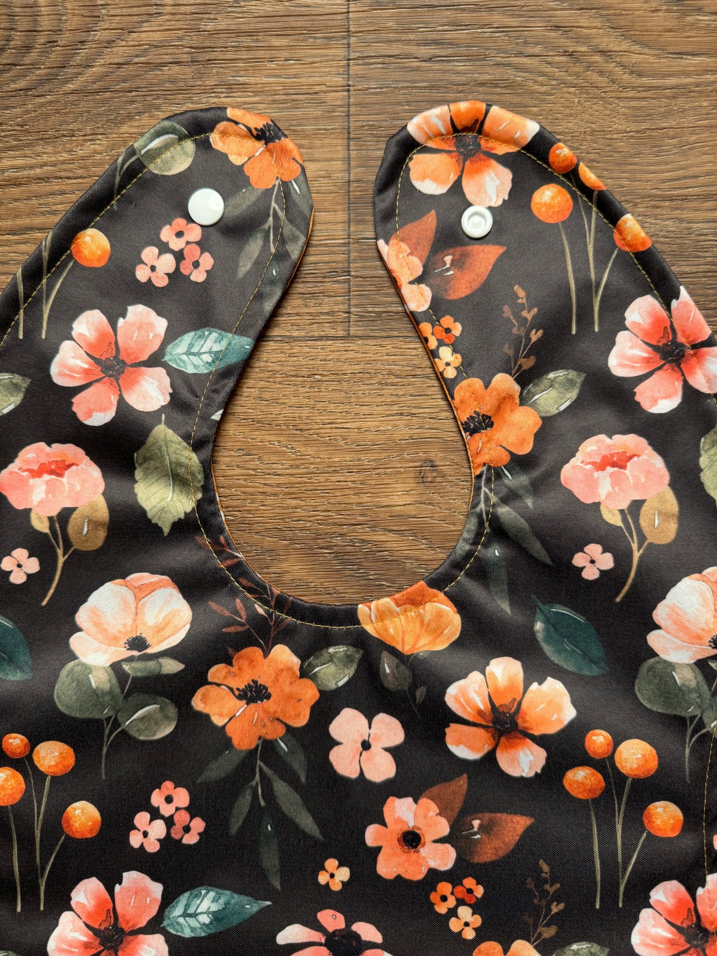 Pocket Bib, Charlotte Floral