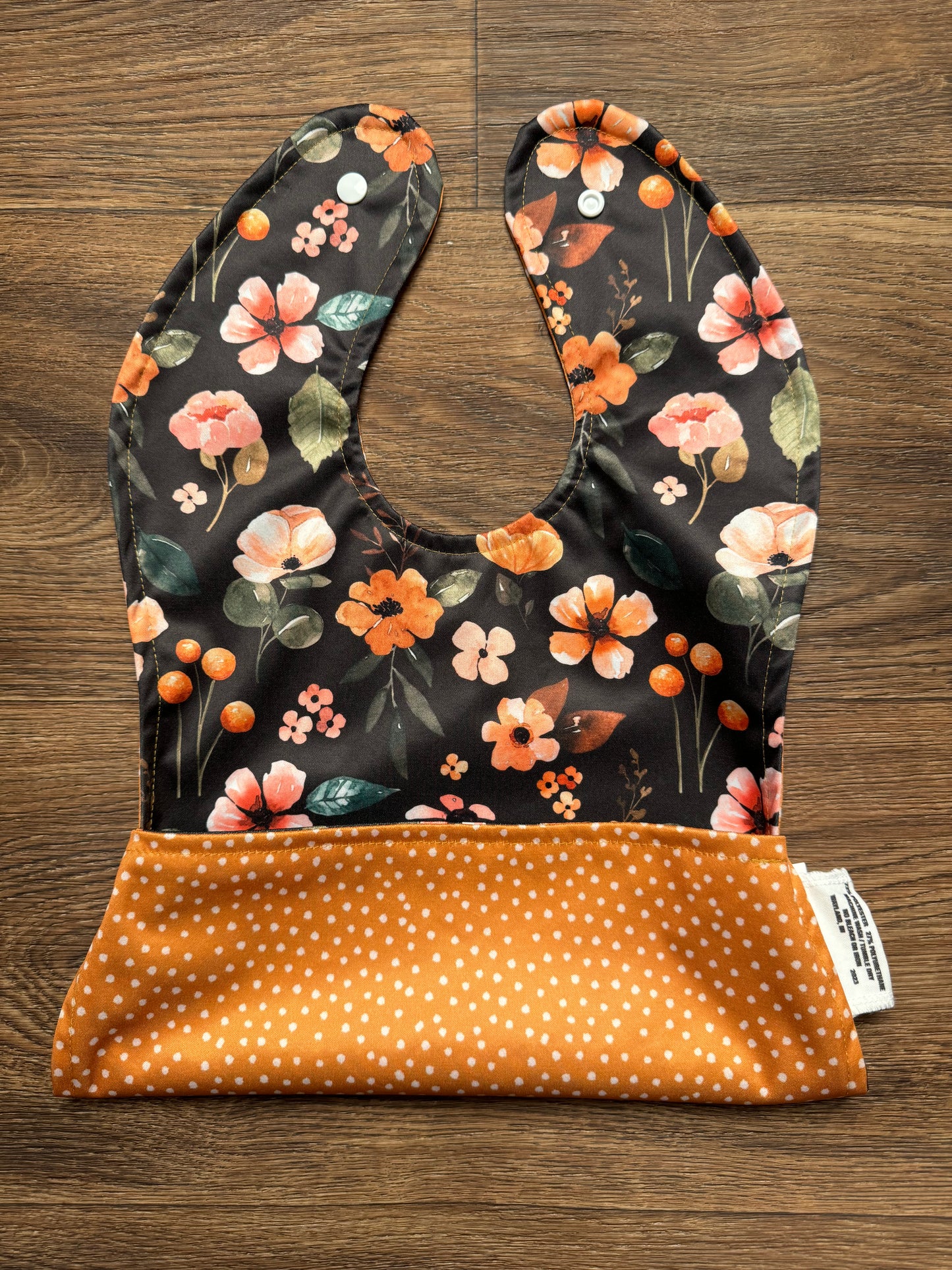 Pocket Bib, Charlotte Floral