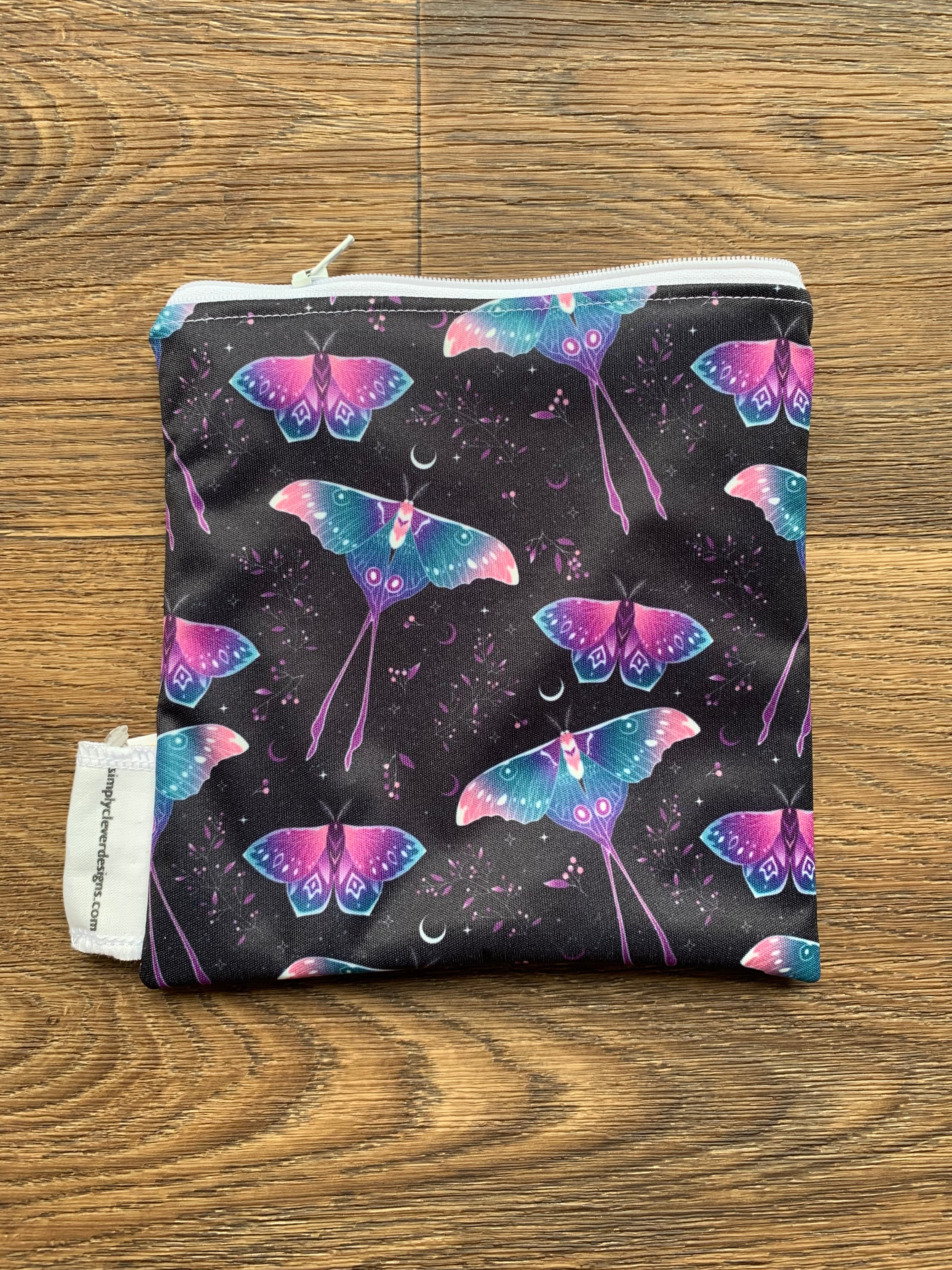 Reusable Bag, Purple Butterflies