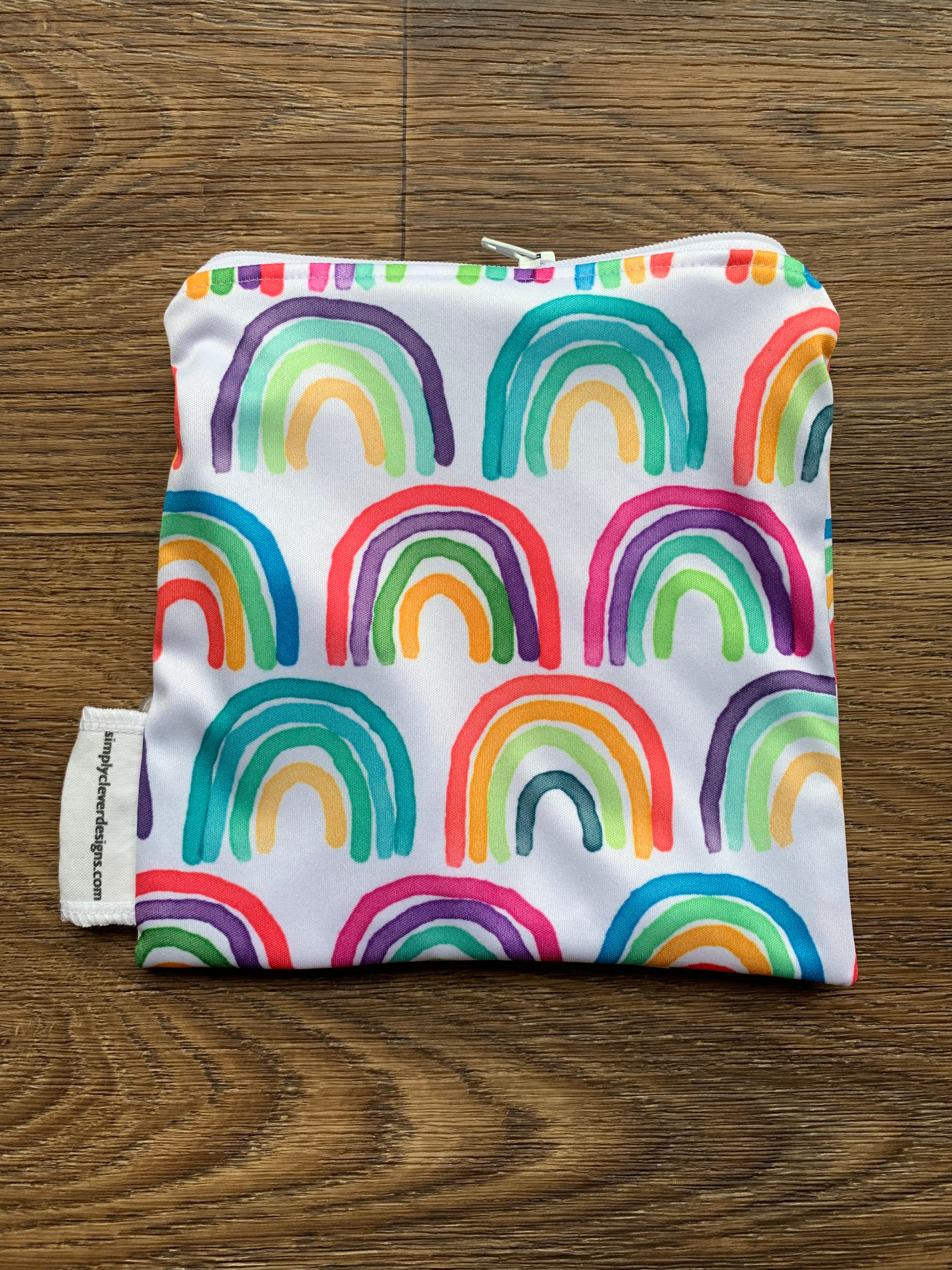 Reusable Bag, Bright Rainbows