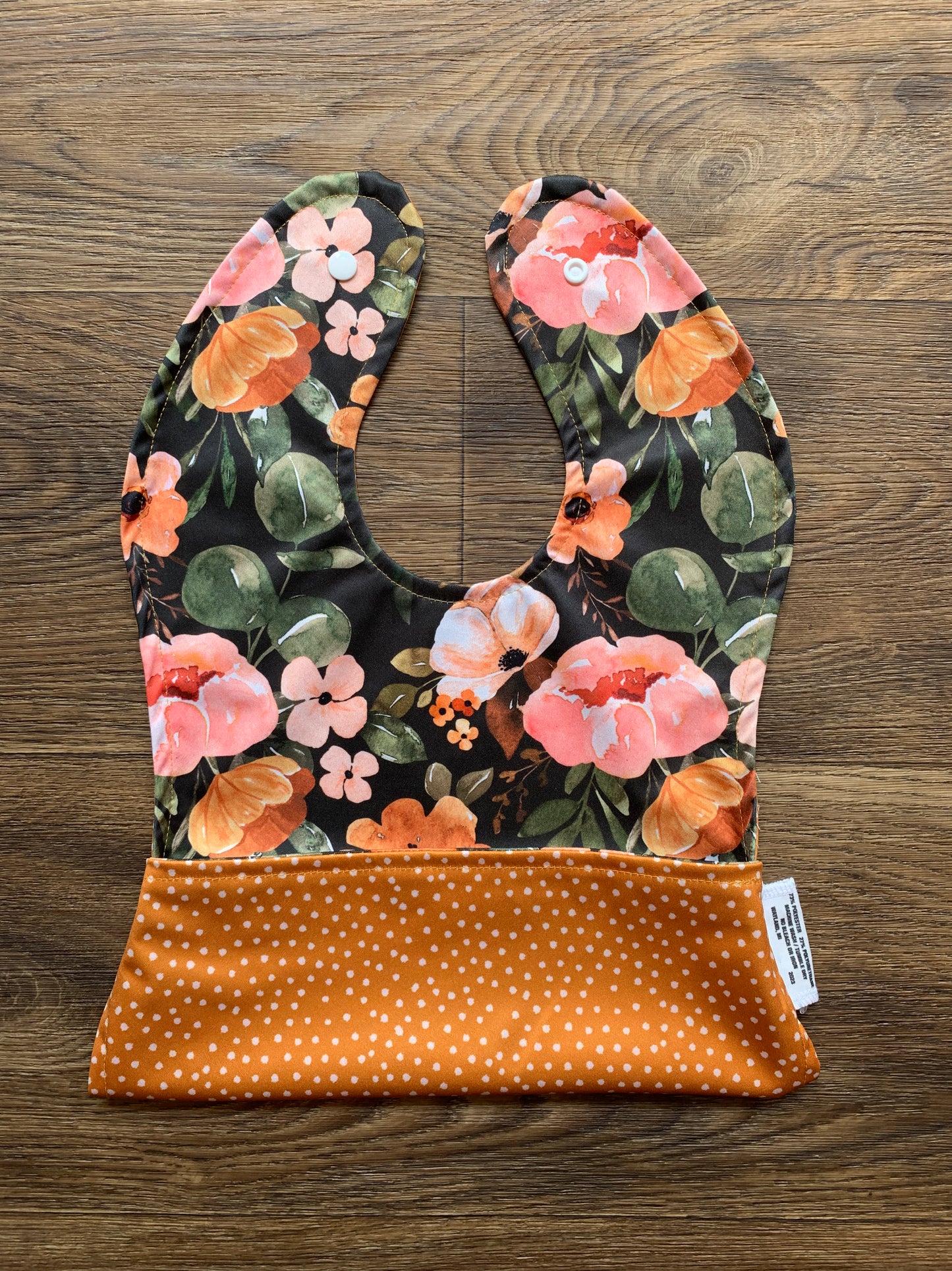 Pocket Bib, Charlotte Floral