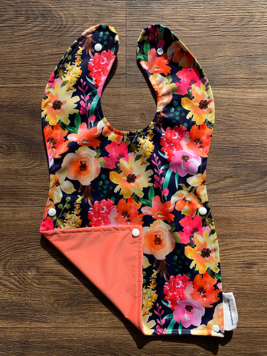 Pocket Bib, Miranda Floral